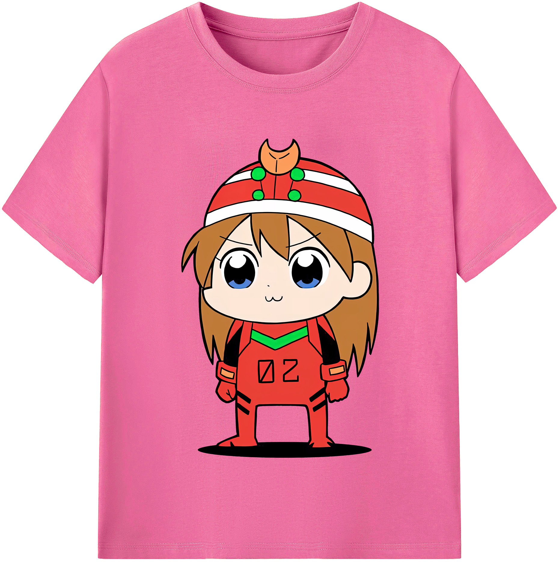 （画像用） EVA 新世紀エヴァンゲリオン レディースカジュアルプリントTシャツ（綿100％）